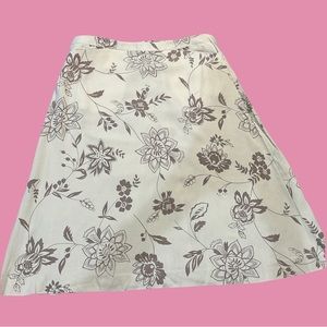 Calvin Klein Women’s Silk Floral Skirt